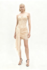 Corset Lace Mini Dress