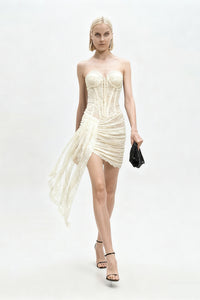 Corset Lace Mini Dress
