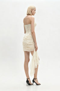 Corset Lace Mini Dress