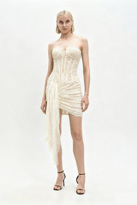 Corset Lace Mini Dress