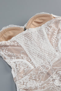 Corset Lace Mini Dress