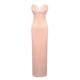 Strapless Sequin Maxi Dress in Champagne