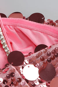 Strapppy Sequin Embellished A-line Dress