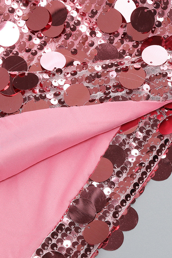 Strapppy Sequin Embellished A-line Dress