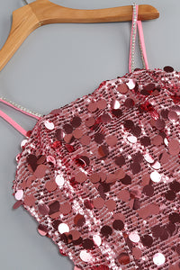 Strapppy Sequin Embellished A-line Dress