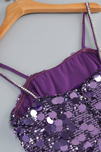 Strapppy Sequin Embellished A-line Dress