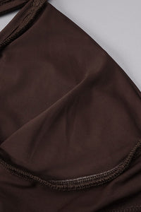 Spaghetti Strap Draped Maxi Dress