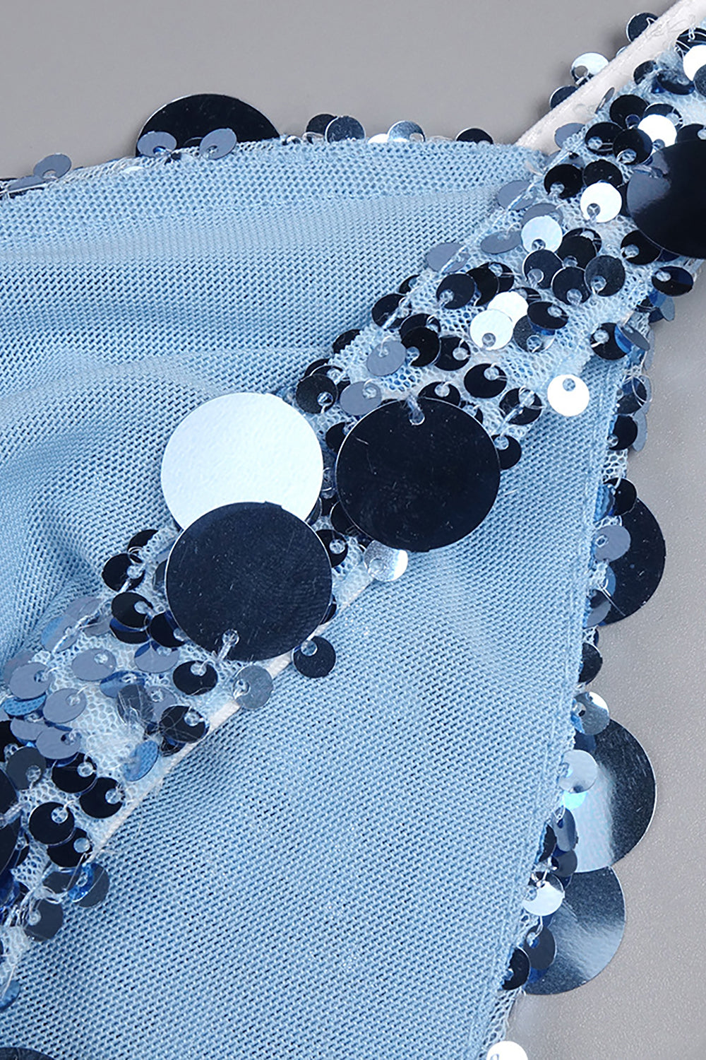 Strappy Sequin Sequin-embroidered Gown