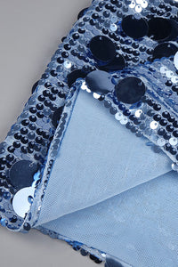 Strappy Sequin Sequin-embroidered Gown