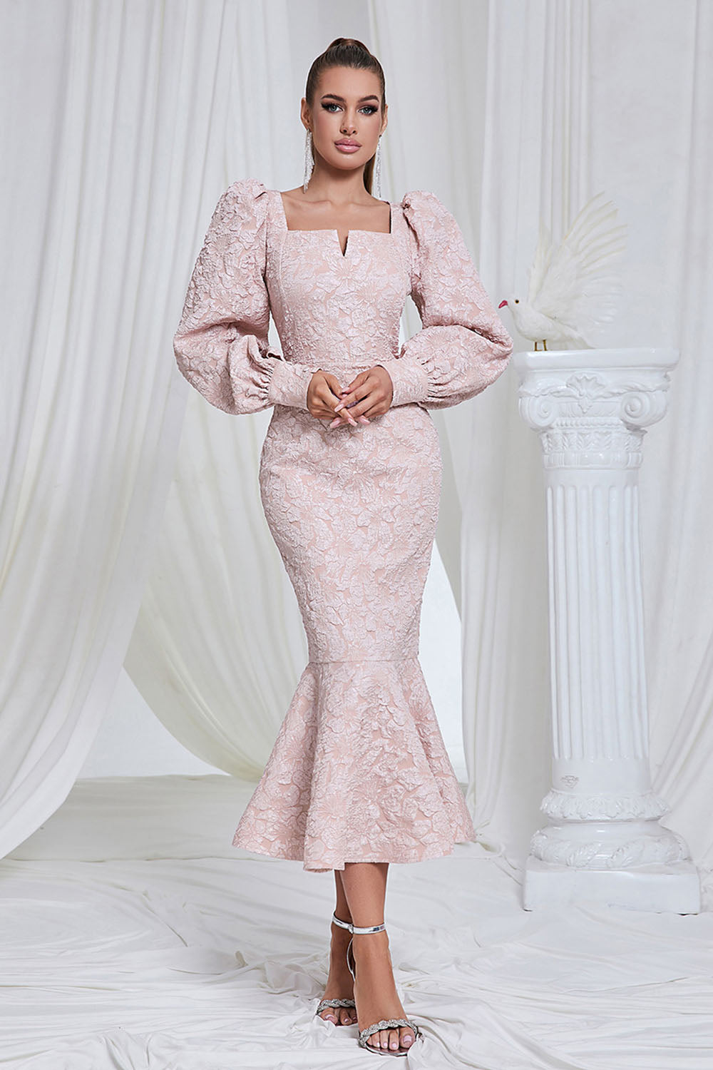 Sweetheart Mermaid Midi Dress