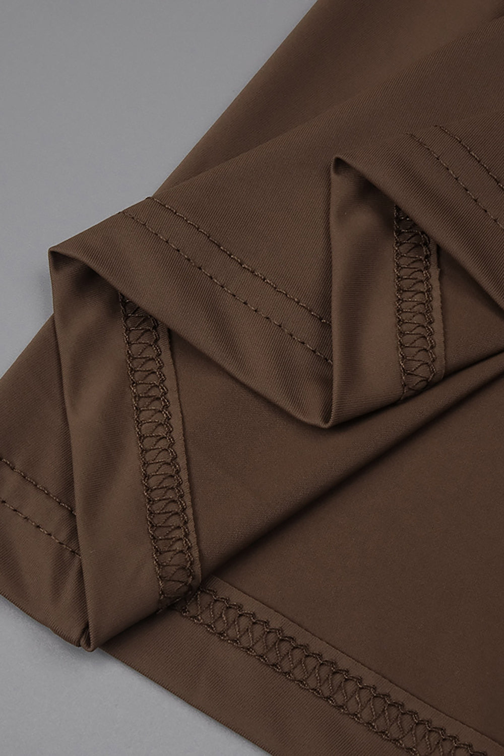 Plunge Ripple Draped Maxi Dress