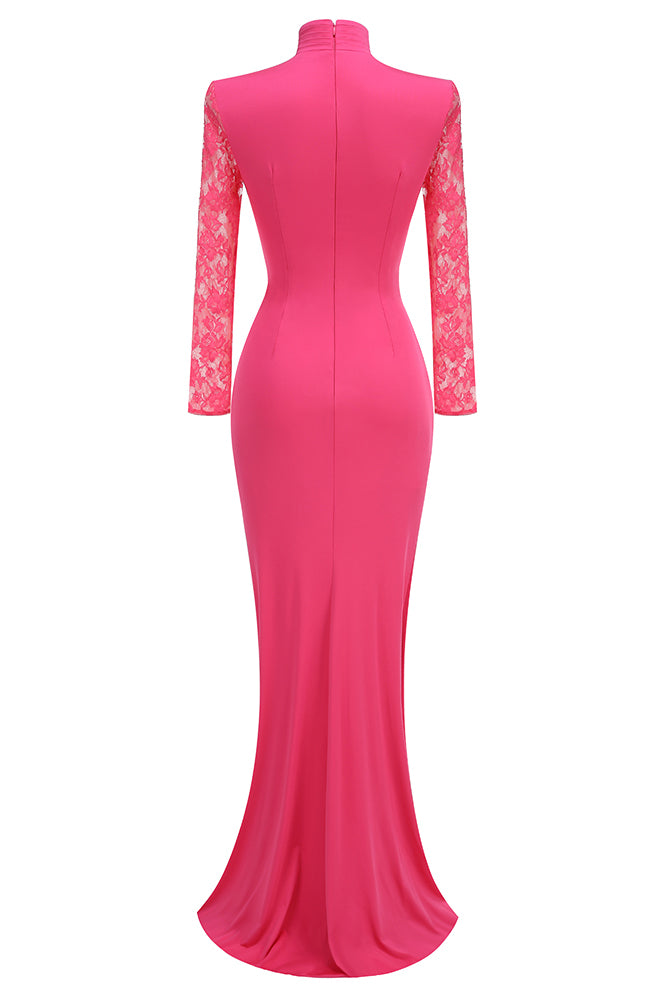 Turtle Criss Cross Lace Gown Rose Red / Large Turtle Criss Cross Lace Gown Rose Red / Large