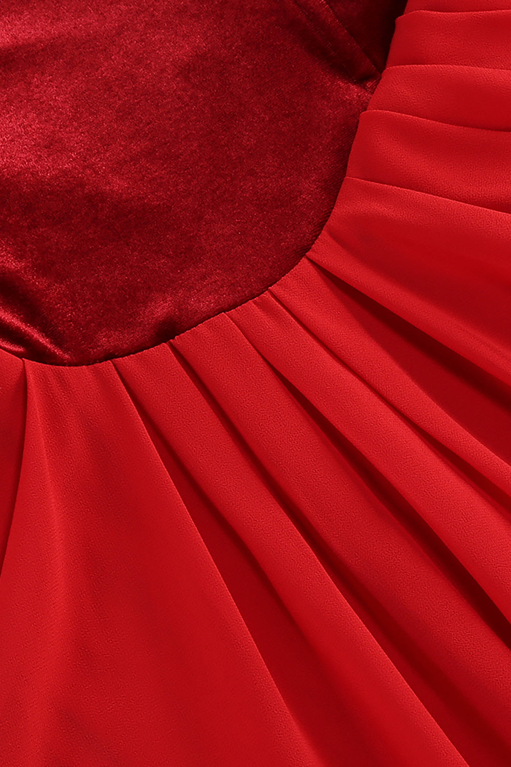 Ruched Flared Maxi Dress