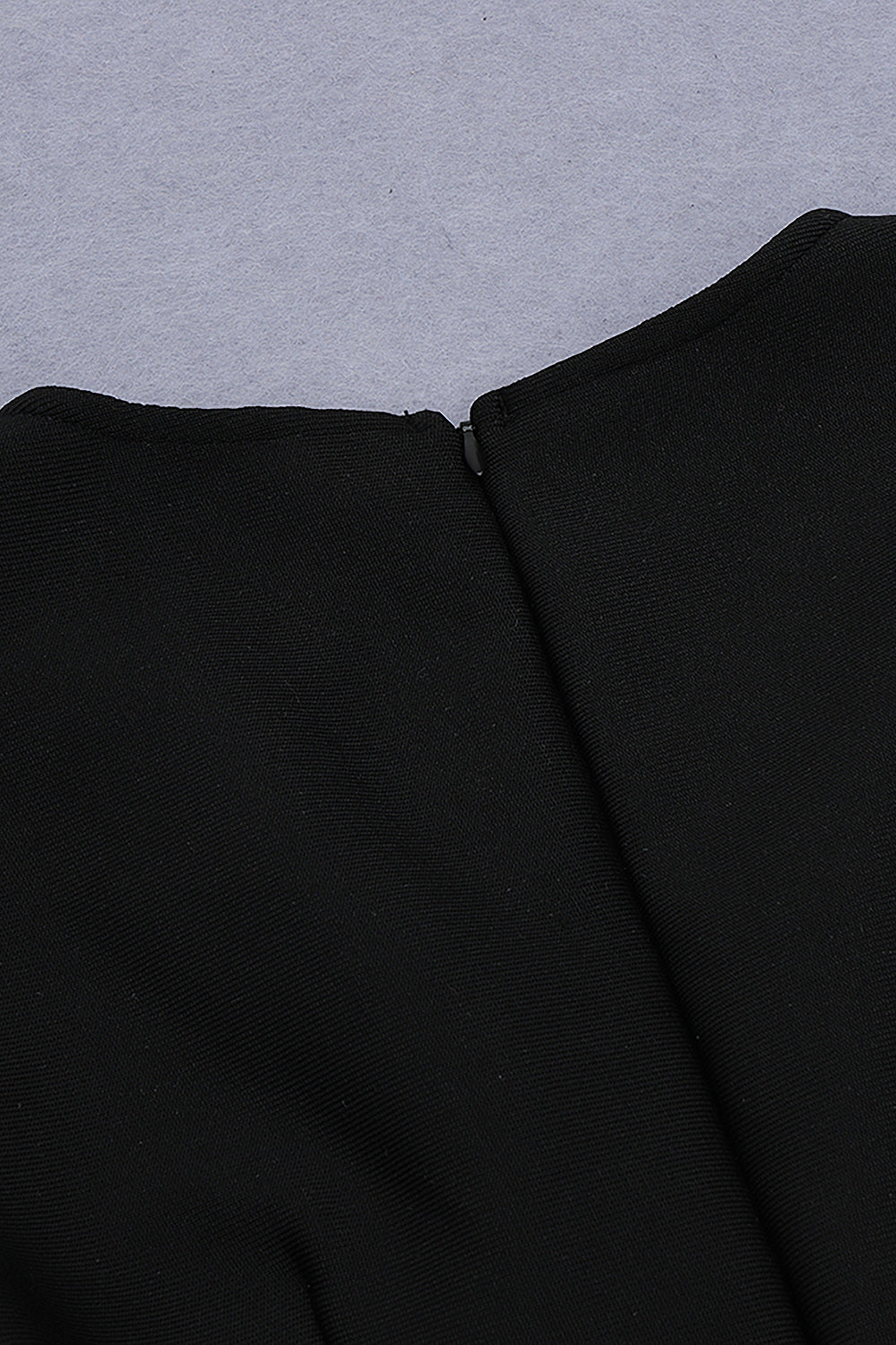Black Full Sleeves Mesh Hollow Out Mini Bandage Dress - IULOVER