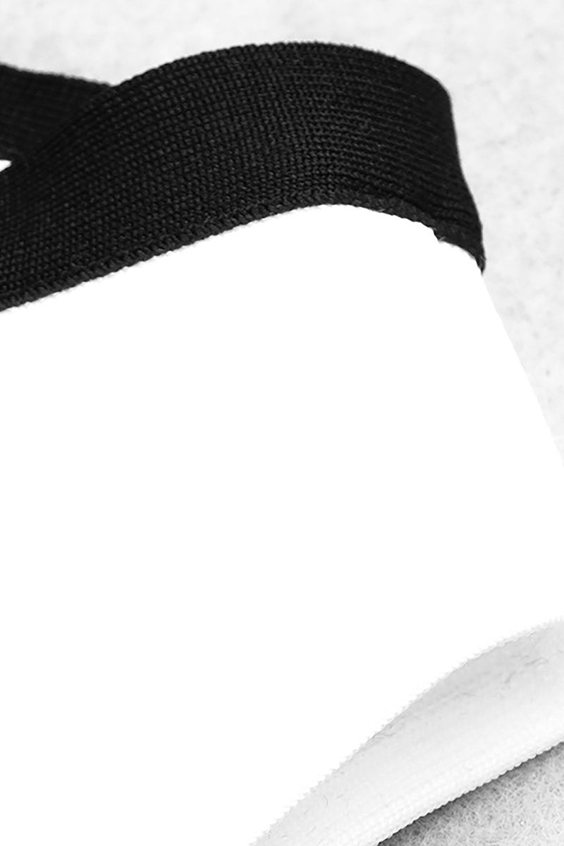 Black White Sleeveless Colorblock Bodycon Bandage Dress