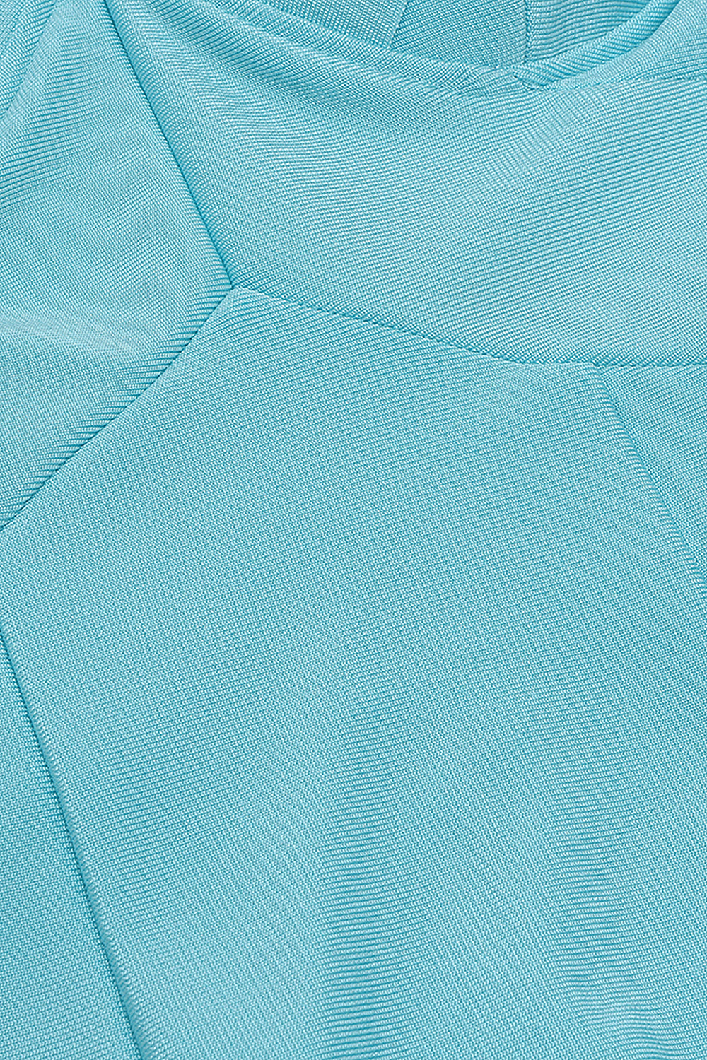 Light Blue Off-the-shoulder Midi Bandage Dress