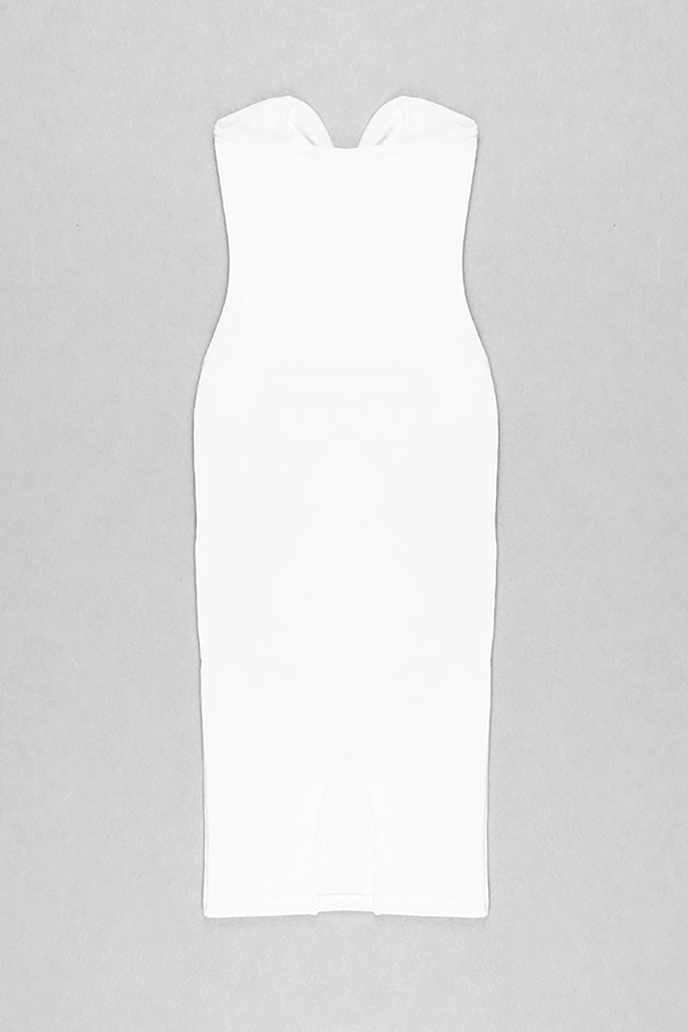 Sleeveless Bustier Bandage Dress in Ochre Black White