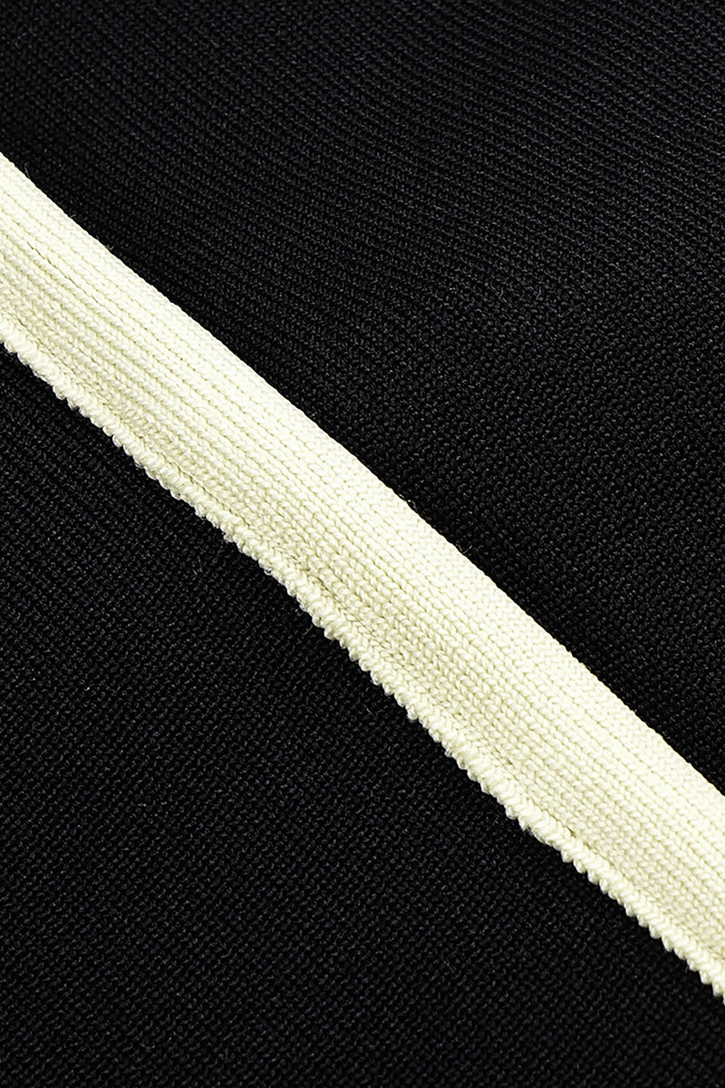 Spaghetti Straps Sleeveless Maxi Bandage Dress In Black Beige