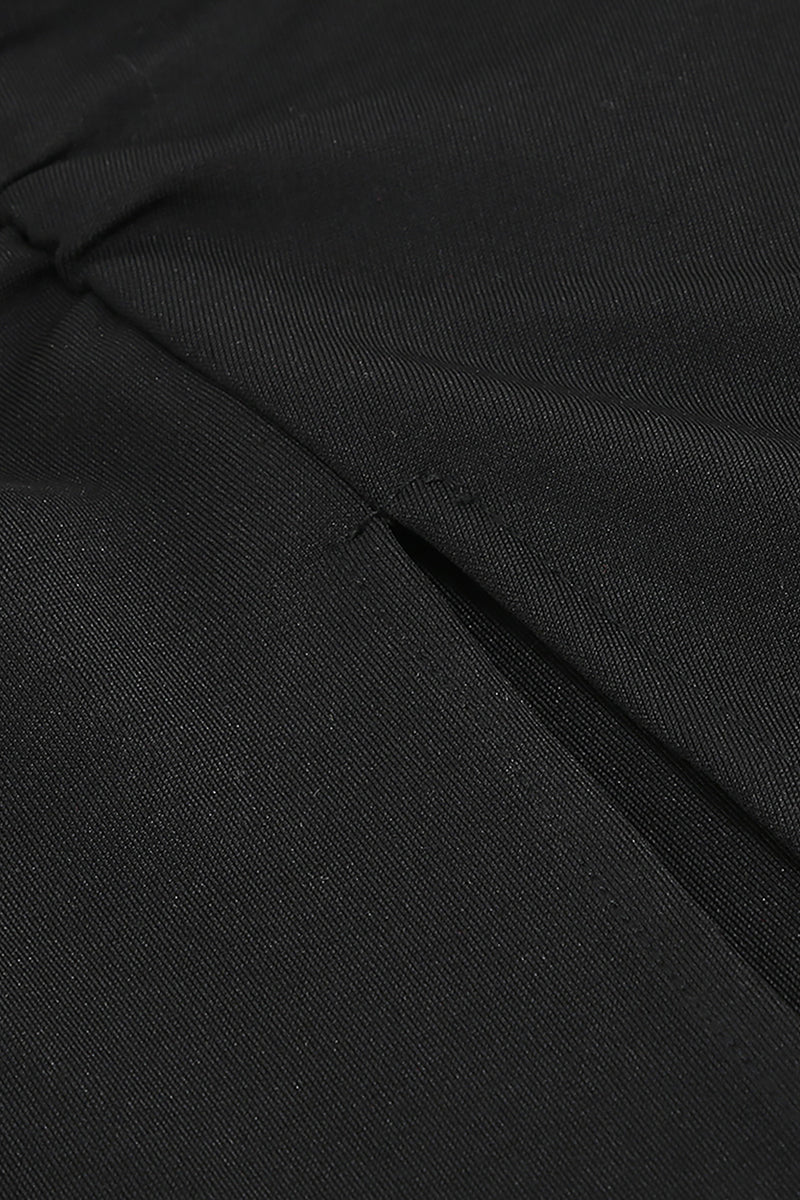 Square Collar Crystal Long Sleeve Lace Up Cutout Split Maxi Dress