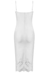 Strappy Sleeveless Lace Bodycon Bandage Dress - iulover